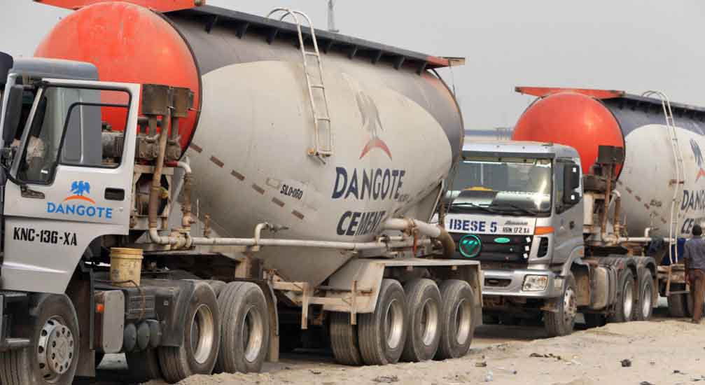 Dangote Cement Moves To Boost Distribution Of Products, Acquires 2,000 New Trucks